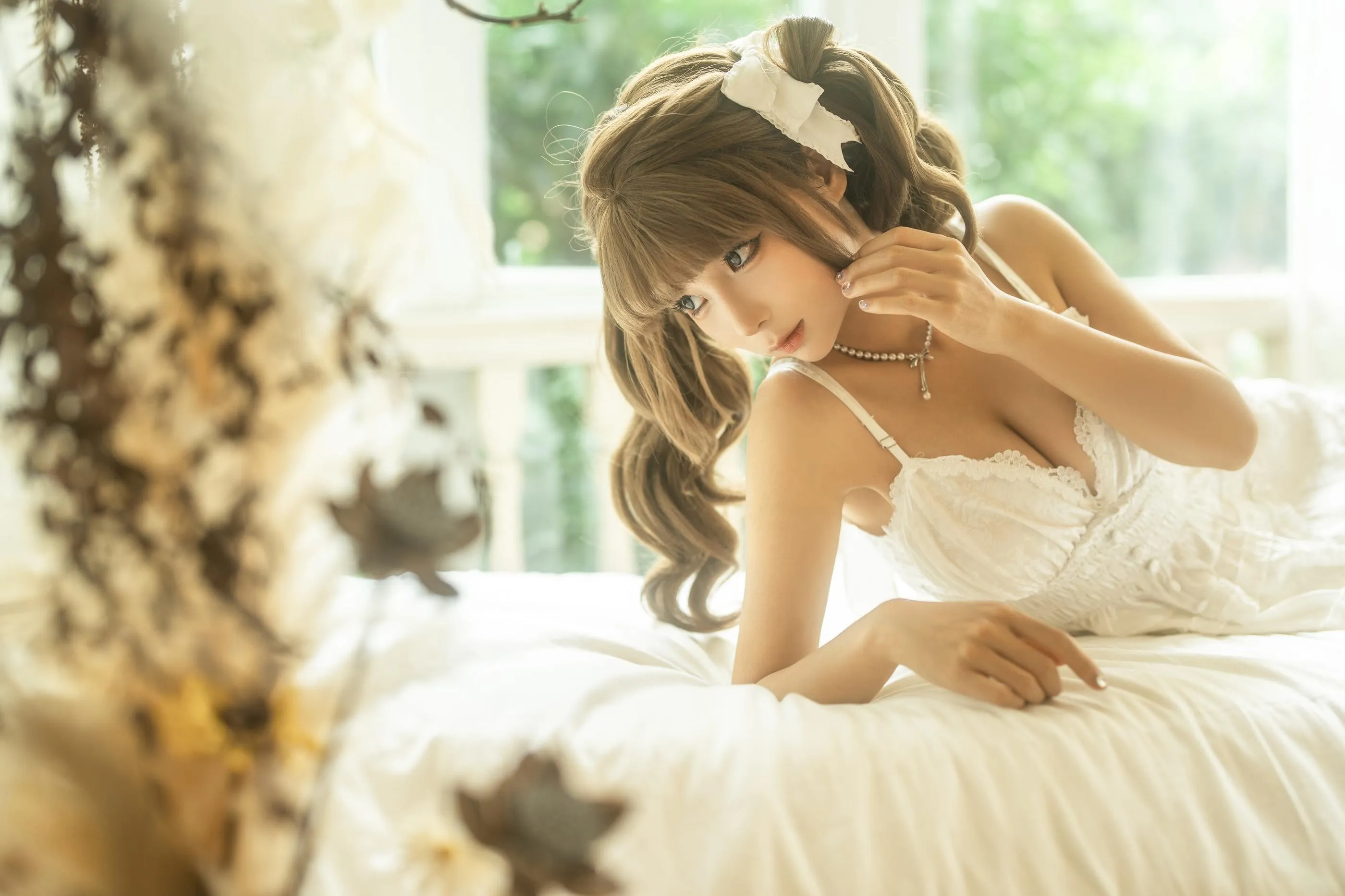 蠢沫沫 – NO.288 2024年03月合集-三月T3赠品《花床》 [34P]插图9